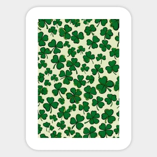 Shamrock Pattern Sticker